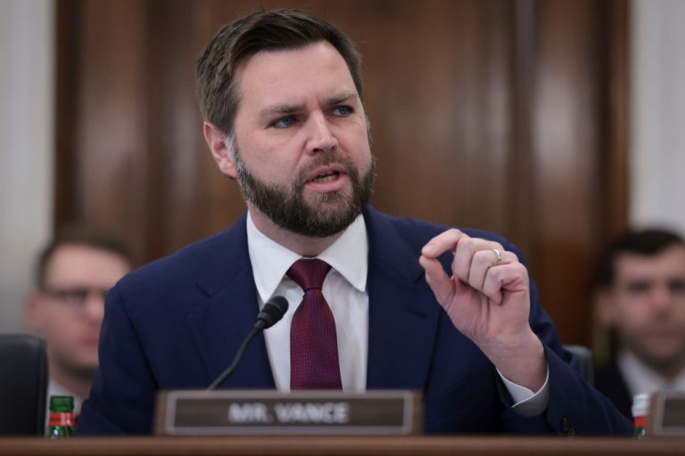 The Joe Biden administration has been slammed for its "silence" regarding Donald Tusk's anti-media clampdown in Poland. (Photo by Win McNamee/Getty Images)
