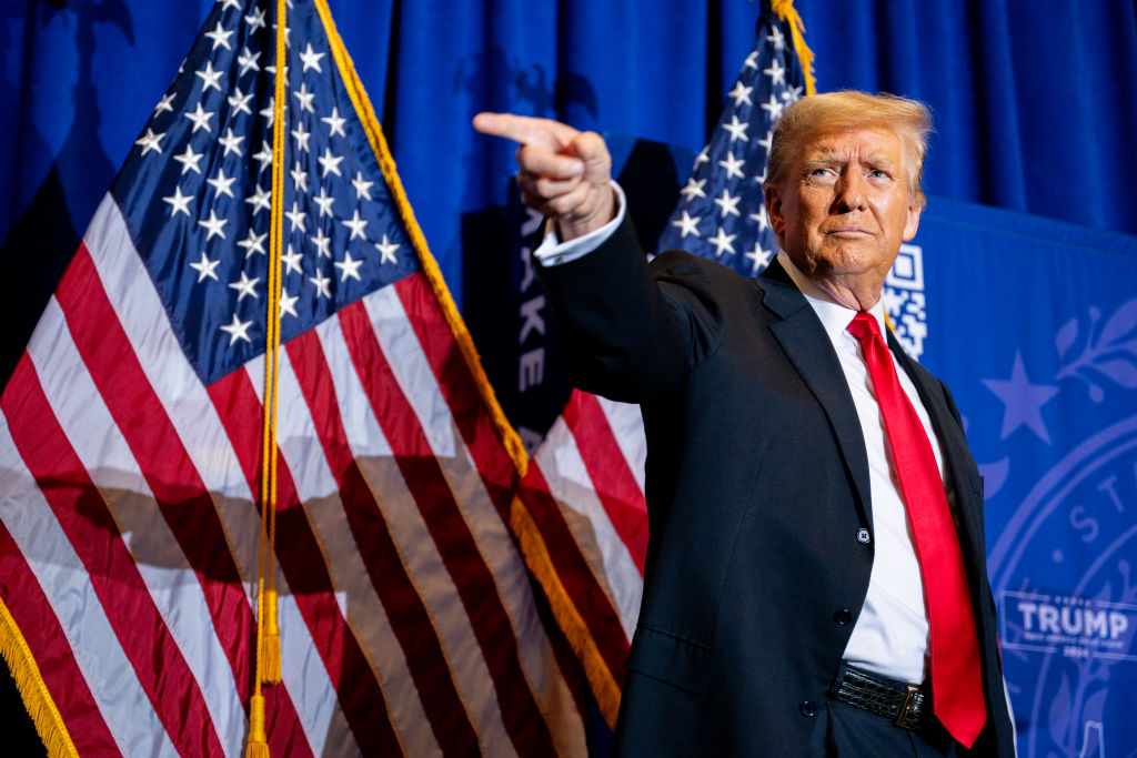 The European Union risks being left "on its own" if the United States opts to return Donald Trump as President, the Prime Minister of Belgium has said. (Photo by Brandon Bell/Getty Images)