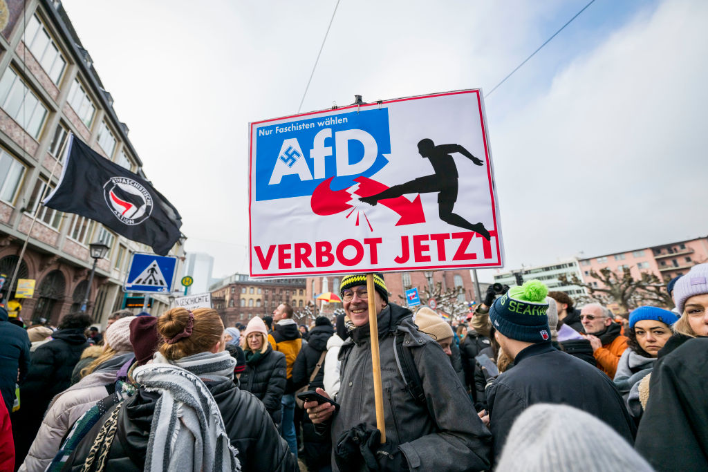 Government politicians have now instead floated the idea that the AfD could now be defunded by the government over its political views rather than banned outright. (Photo by Thomas Lohnes/Getty Images)