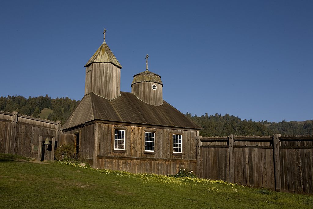 Fort Ross was not named for a Scots family. Ross is derived from the Russian word rus or ros, the same root as for the word "Russia". A Russian Orthodox church survives at the site. (Photo by George Rose/Getty Images)