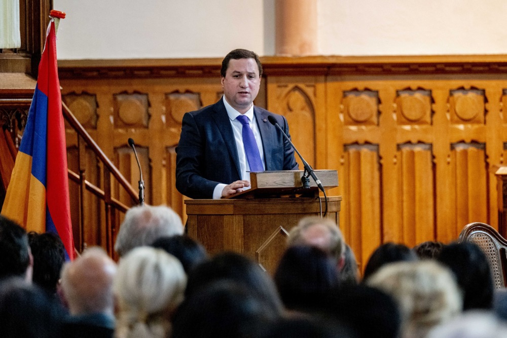 Azerbaijan has started desecrating the graves of ethnic Armenians in Nagorno-Karabakh, the head of Armenia's mission to the European Union has claimed. (EPA-EFE/ROBIN UTRECHT)