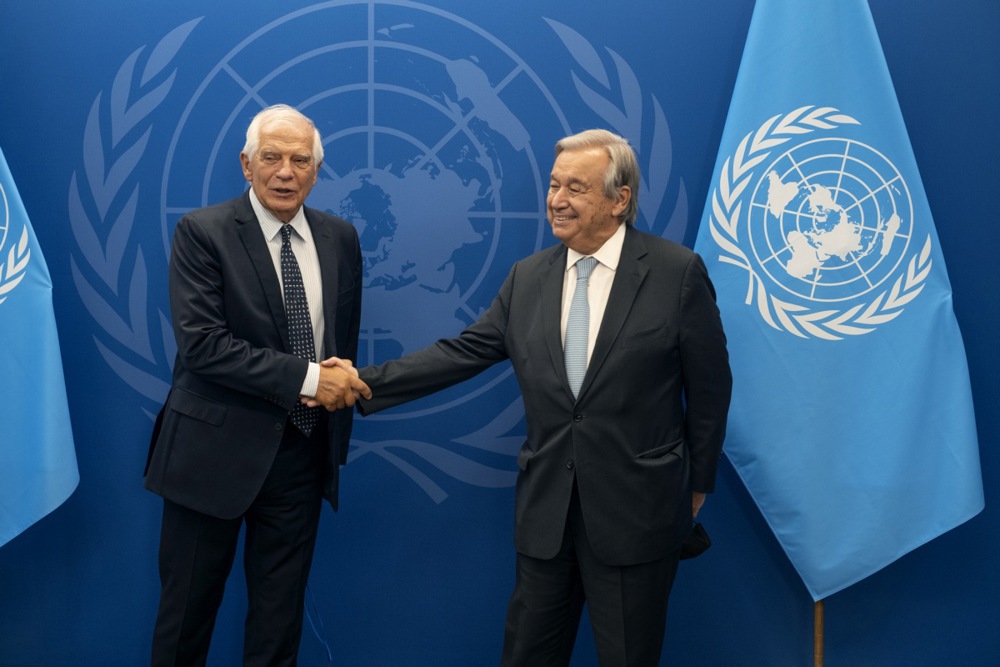 The European Commission has denounced the Israeli government's alleged "attacks" on United Nations Secretary-General António Guterres. (EPA-EFE/Craig Ruttle / POOL)