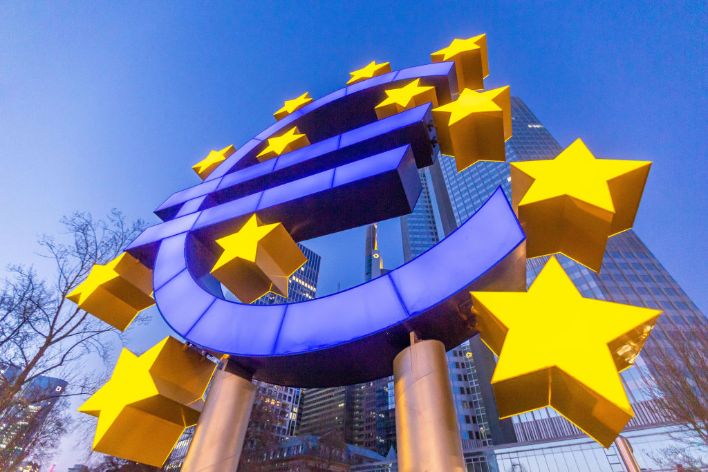 The European Parliament's Committee on Civil Liberties, Justice and Home Affairs (LIBE) has approved a draft opinion backing the establishment of a Digital Euro. (Photo by Mario Hommes/DeFodi Images via Getty Images)