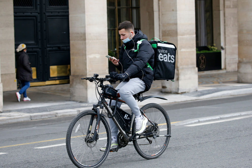 EU institutions have reached a provisional agreement on new rules aimed at protecting a subsection of gig economy workers within the bloc. (Photo by Chesnot/Getty Images)