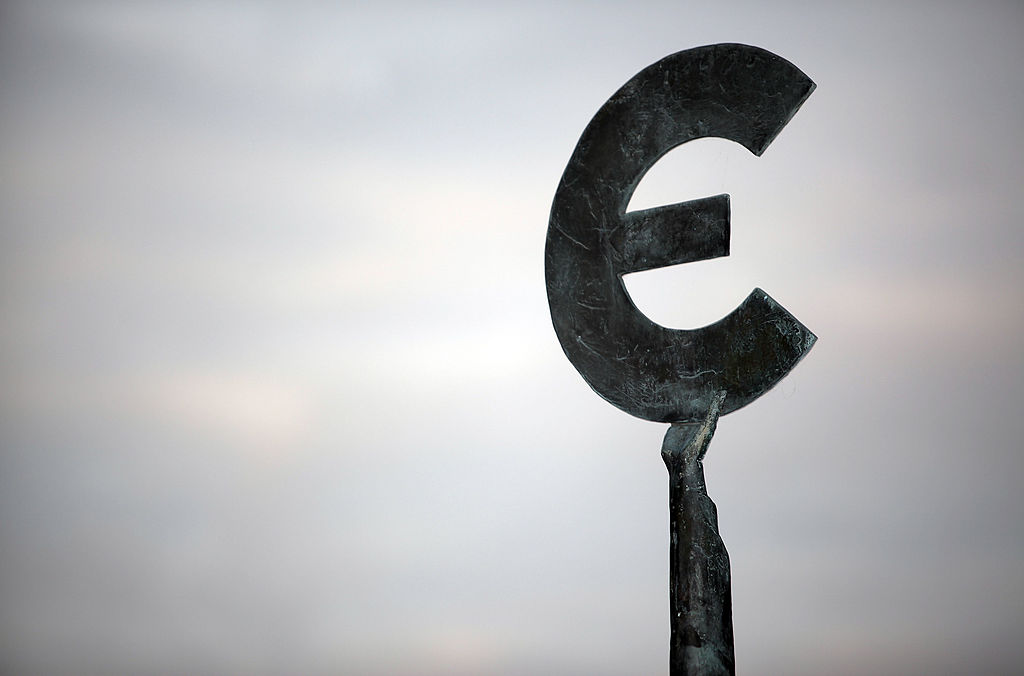 The European Union's economy is expected to struggle significantly in 2024 as others see substantial growth, newly published research by the OECD has predicted. (Photo by Adam Berry/Getty Images)