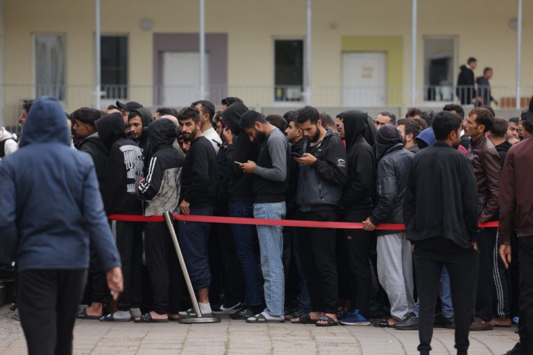 The government feels that mass migration -- much of which would originate from developing countries -- is the only solution to its economic problem. (Photo by Sean Gallup/Getty Images)