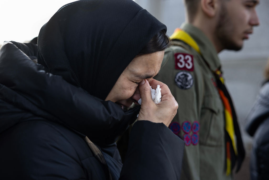 Ukrainian President Volodymyr Zelenskyy has announced that over 30,000 Ukrainian troops have been killed defending the country from Russia's recent invasion. (Photo by Paula Bronstein /Getty Images)