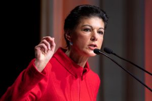 The European Parliament's 'The Left' parliamentary group could be under existential threat after Germany's Sahra Wagenknecht hinted at the formation of a new left-wing parliamentary alliance. (Photo by Maja Hitij/Getty Images)