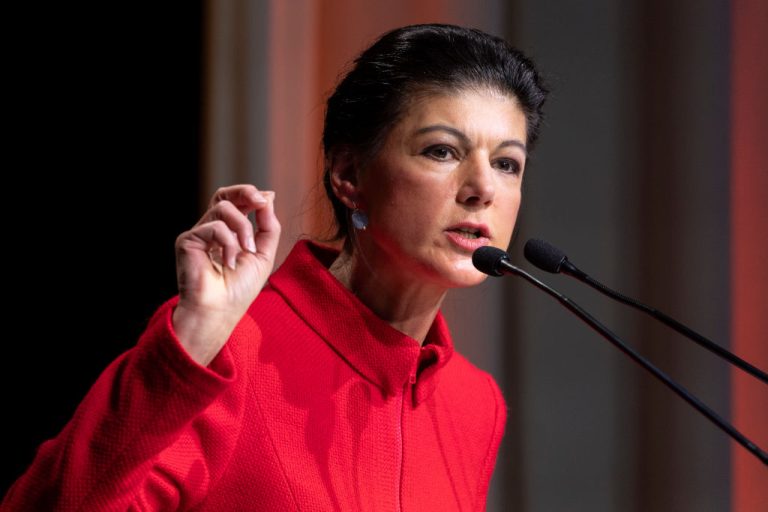 The European Parliament's 'The Left' parliamentary group could be under existential threat after Germany's Sahra Wagenknecht hinted at the formation of a new left-wing parliamentary alliance. (Photo by Maja Hitij/Getty Images)