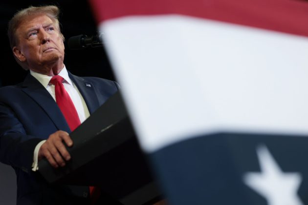 Two European officials criticized Donald Trump on Sunday, February 10, after comments the former U.S. president made about not protecting NATO allies who aren't paying enough from a potential Russian invasion. (Photo by Win McNamee/Getty Images)