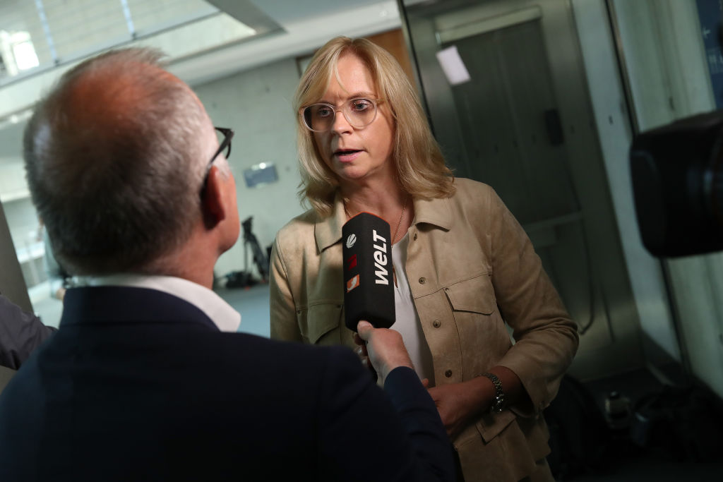 Germany's Christian Democrats may end up expanding their so-called "firewall" to the new left-wing populist Bündnis Sahra Wagenknecht (BSW) party, a senior politician for the group has said. (Photo by Sean Gallup/Getty Images)