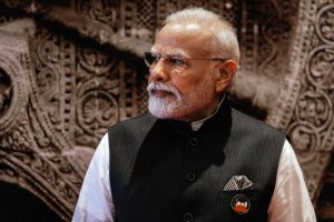 Indian Prime Minister Narendra Modi has signed a deal with the UAE regarding a trade 'corridor' to Europe.(Photo by Dan Kitwood/Getty Images)