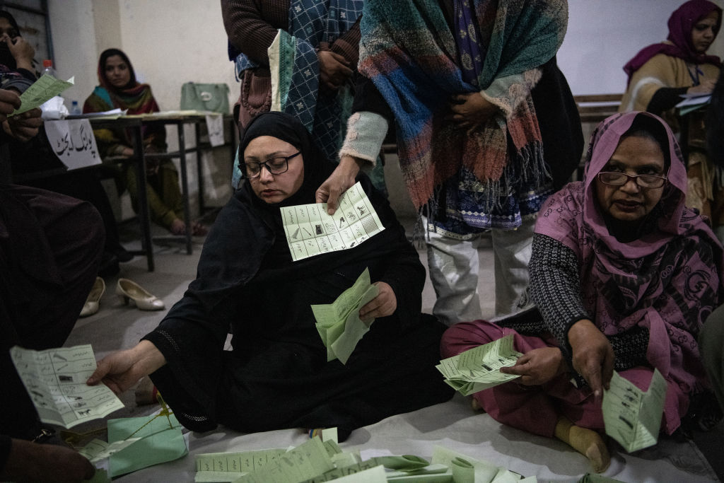 The European Union expressed concerns about Pakistan's electoral process and urged a probe into reported irregularities.(Photo by Rebecca Conway/Getty Images)