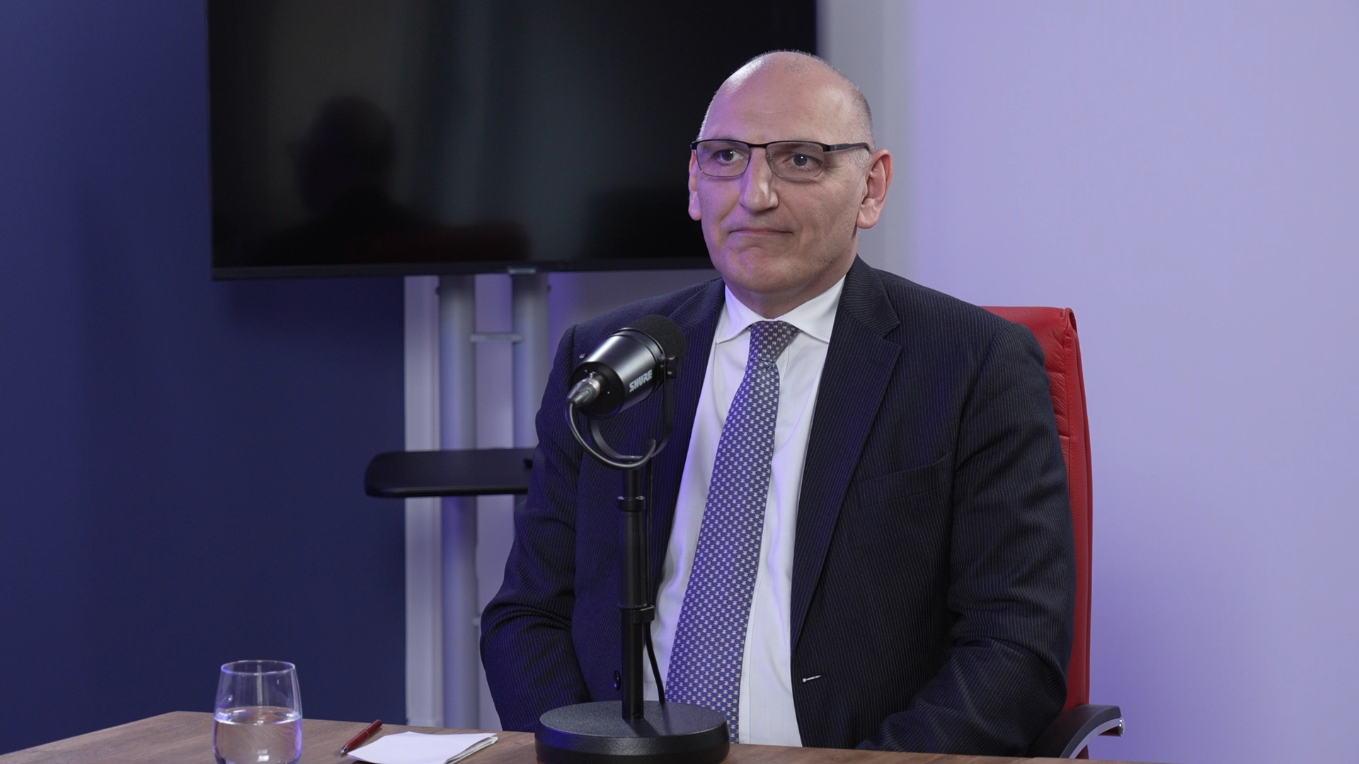 Azerbaijan's Representative of the President on special assignments, Elchin Amirbayov, in the Brussels Signal studio (Brussels Signal)