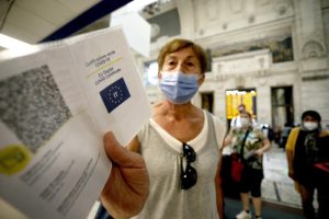 EU bodies have agreed in principle to the creation of a pan-European personal information database system. (EPA-EFE/Mourad Balti Touati)
