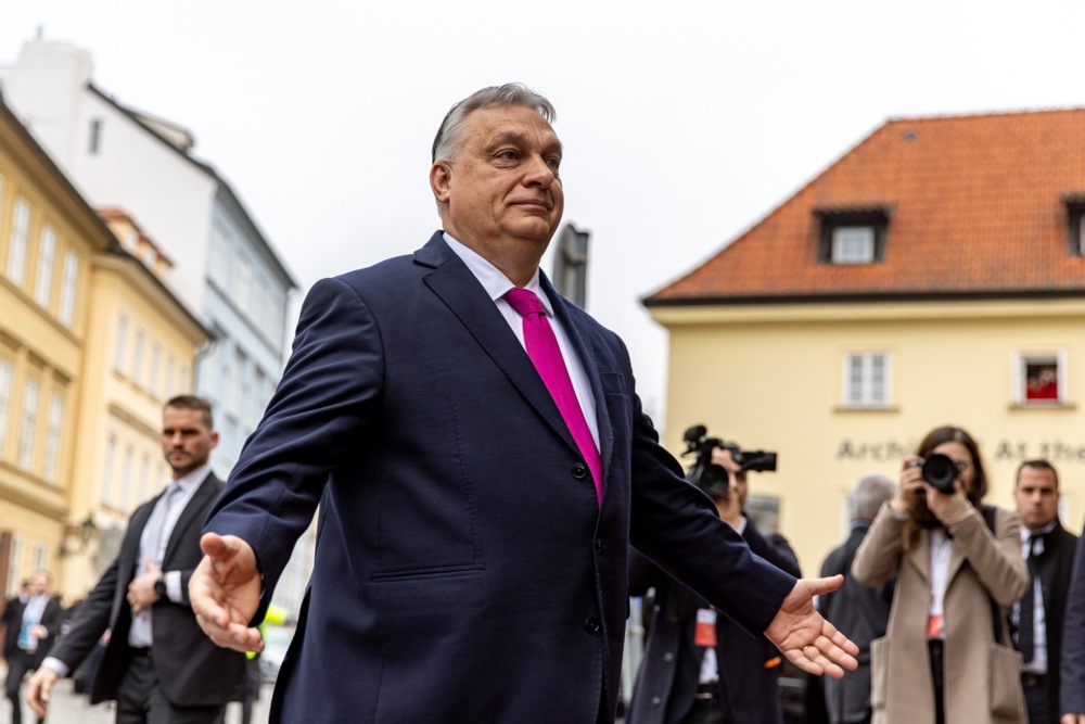 The United States wants Hungary to "enter" the current conflict between Russia and Ukraine, Prime Minister Viktor Orbán has claimed. (EPA-EFE/MARTIN DIVISEK)