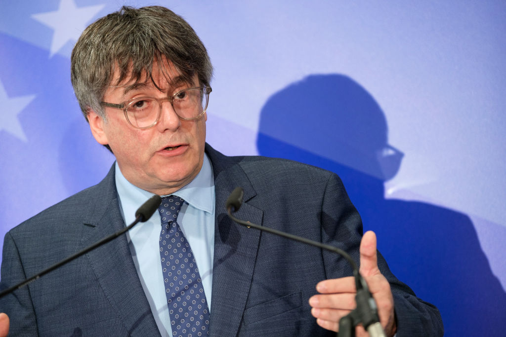 Carles Puigdemont says he is eyeing a return to Spain. (Thierry Monasse/Getty Images)