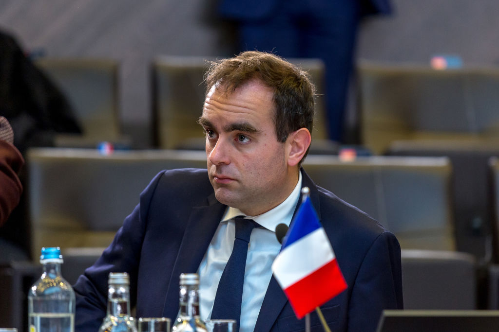 Weapons grade: French Defence Secretary Sébastien Lecornu floated the idea of the requisitioning of arms companies to aid Ukraine's war effort. (Omar Havana/Getty Images)