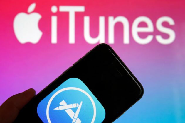 The European Commission has fined Apple €1.8 billion over the company breaking the bloc's antitrust rules surrounding music streaming. (Photo by Chesnot/Getty Images)