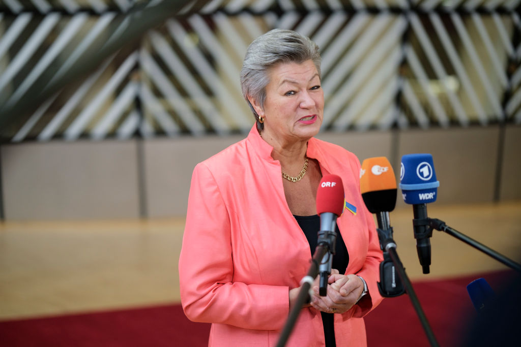 The European Commission has claimed that it did not intend to break EU law with a recent highly controversial advertisement campaign on Twitter, now called X. (Photo by Thierry Monasse/Getty Images)