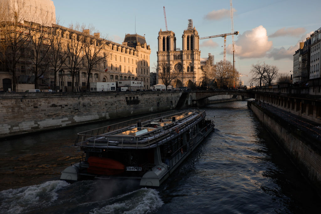 The opening ceremony to the 2024 Paris Olympics will be invite-only in order to combat the possible threat of terrorism, the French government has announced. (Photo by Ameer Alhalbi/Getty Images)