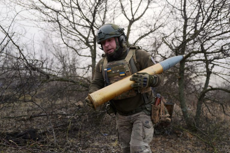 The European Union and its member countries must hand Ukraine "whatever it needs" in order to win its defensive war against Russia, the bloc's parliament has declared. (Photo by Pierre Crom/Getty Images)
