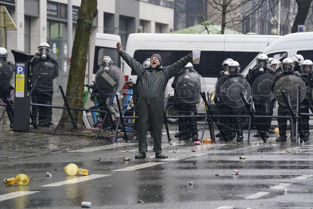 After months of farmer protests, the European Commission has announced a U-turn on the bloc's green agricultural policies. (Photo by Pier Marco Tacca/Getty Images)