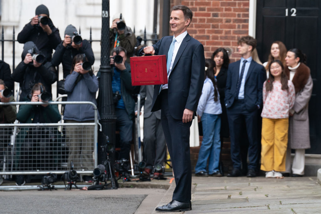 Chancellor of the Exchequer Jeremy Hunt targets Non-doms and vapers in budget. (Stefan Rousseau - WPA Pool/Getty Images)