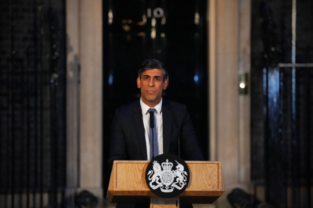 UK Prime Minister Rishi Sunak. The Government has redefined "extremism". Sunak said: "We must "draw a line." (Carl Court/Getty Images)