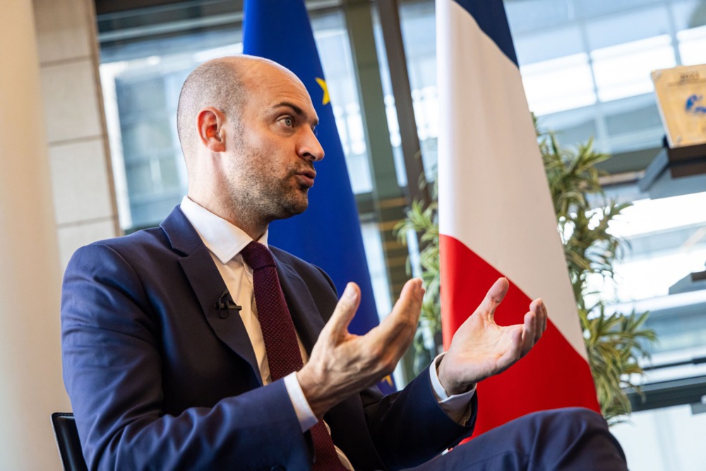 In a recent interview, Jean-Noel Barrot, French Minister of European Affairs warned about the persistent threat of foreign interference in France from Russia. EPA-EFE/CHRISTOPHE PETIT TESSON