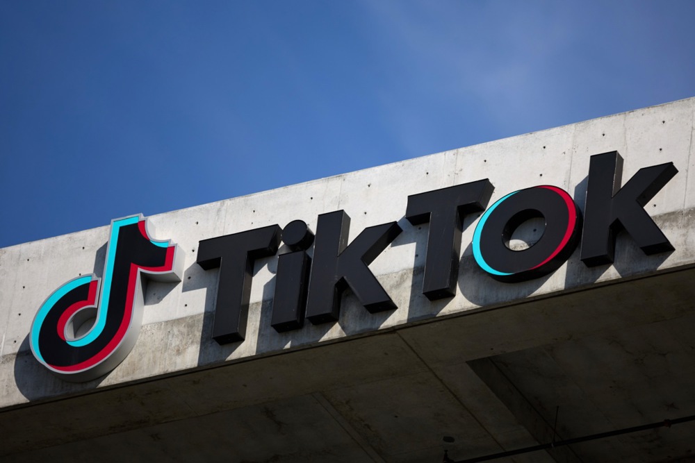 The European Commission has threatened to imminently shut down a rewards service operated by TikTok over the next few days over child safety concerns. (EPA-EFE/ALLISON DINNER)