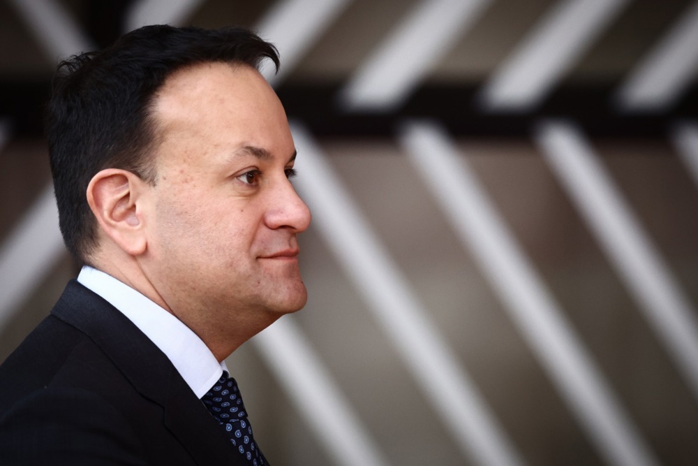 Ireland's Taoiseach (Prime Minister) Leo Varadkar has officially resigned his position amid growing concerns nationally about EU legislation. (EPA-EFE/STEPHANIE LECOCQ)