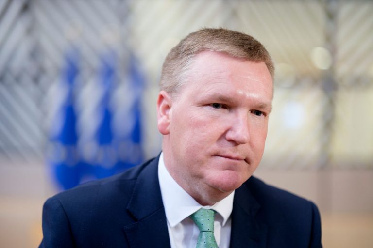Irish finance minister Michael McGrath Ireland has been taken to task by the EC over anti-money-laundering. (Thierry Monasse/Getty Images)
