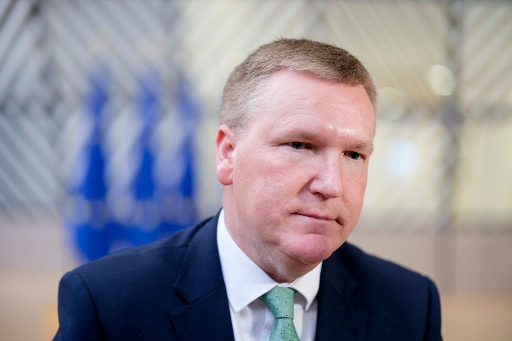 Irish finance minister Michael McGrath Ireland has been taken to task by the EC over anti-money-laundering. (Thierry Monasse/Getty Images)