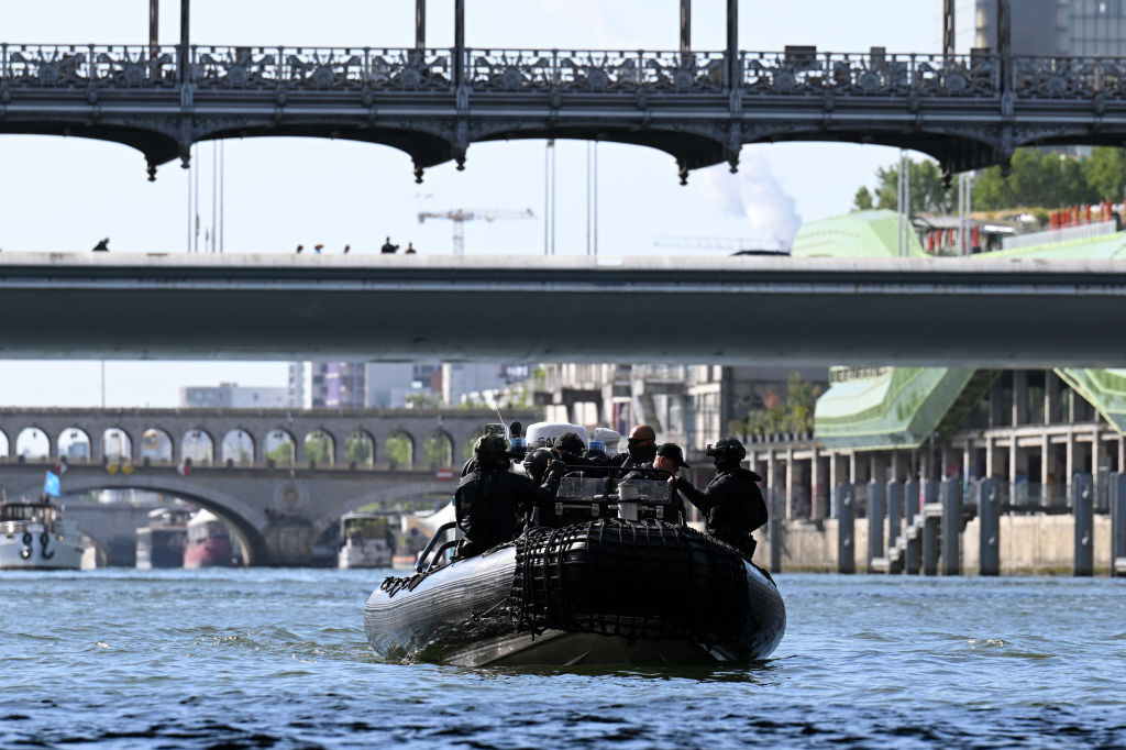 France has unveiled a system of compulsory QR-code passes for travel throughout Paris, with the new system reportedly being implemented in an attempt to curb terrorism ahead of the Olympics. (Photo by Matthias Hangst/Getty Images)