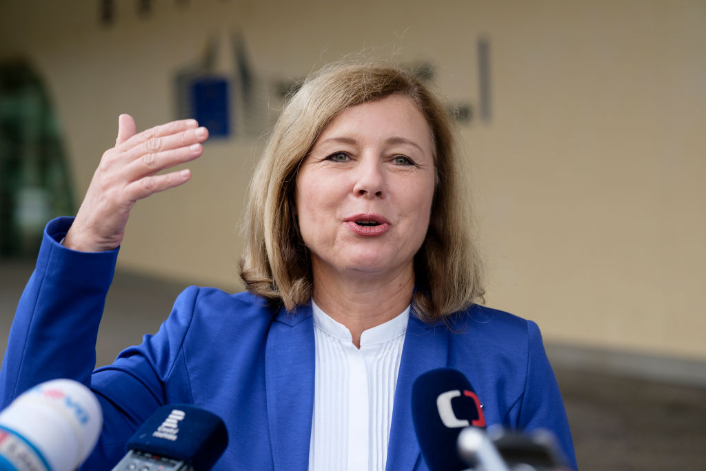 In a rare display of unity, all 10 of the European Union's bloc-wide political parties endorsed a European Commission-backed code of conduct for the 2024 European Parliament elections in June. (Photo by Thierry Monasse/Getty Images)