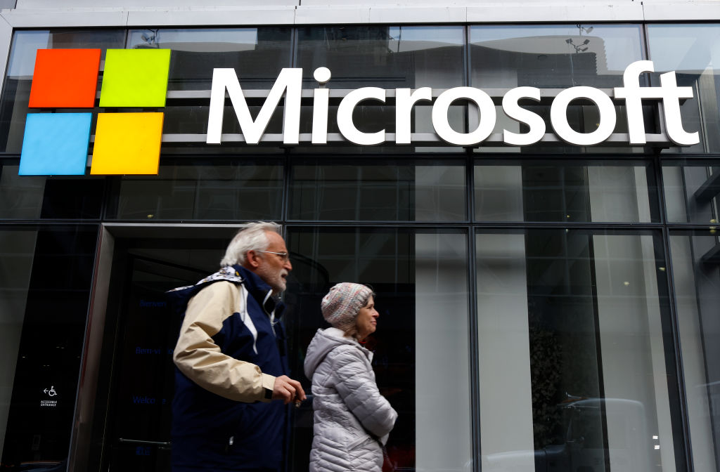 American tech giant Microsoft is to carve up its Microsoft 365 and Office 365 suite of products over an ongoing EU antitrust probe, the company has said. (Photo by Gary Hershorn/Getty Images)