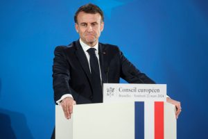 Ever since the announcement of the dissolution of the French National Assembly by President Emmanuel Macron, the country has fallen into a political crisis.(Photo by Thierry Monasse/Getty Images)