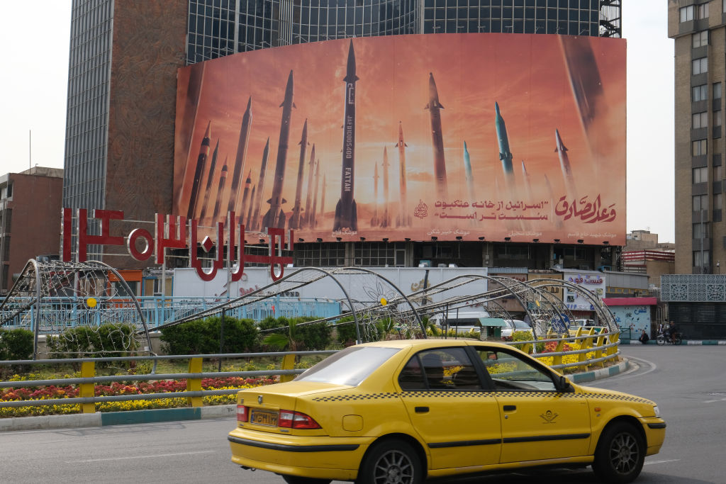 Iran came out of the closet as the real enemy, handed Israel a provocation that amounts to a blank cheque to retaliate as severely as they please, and for good measure, Iran's escalation was a farcical disaster. (Photo by Kaveh Kazemi/Getty Images)