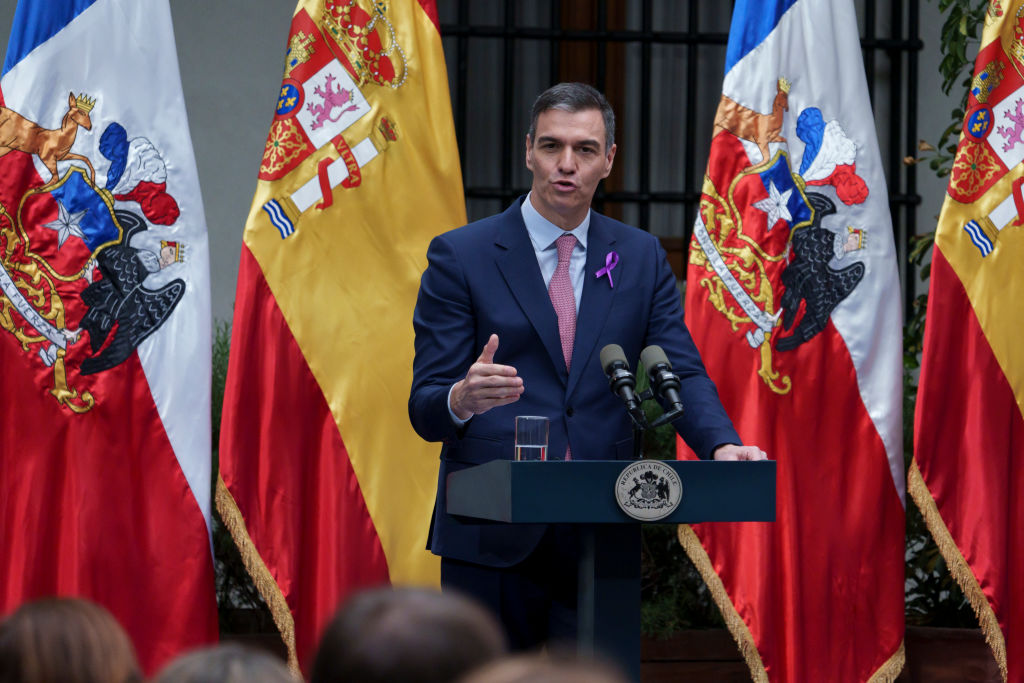 Spanish PM Pedro Sánchez is mulling whether to continue as leader. (Sebastián Vivallo Oñate/Agencia Makro/Getty Images)