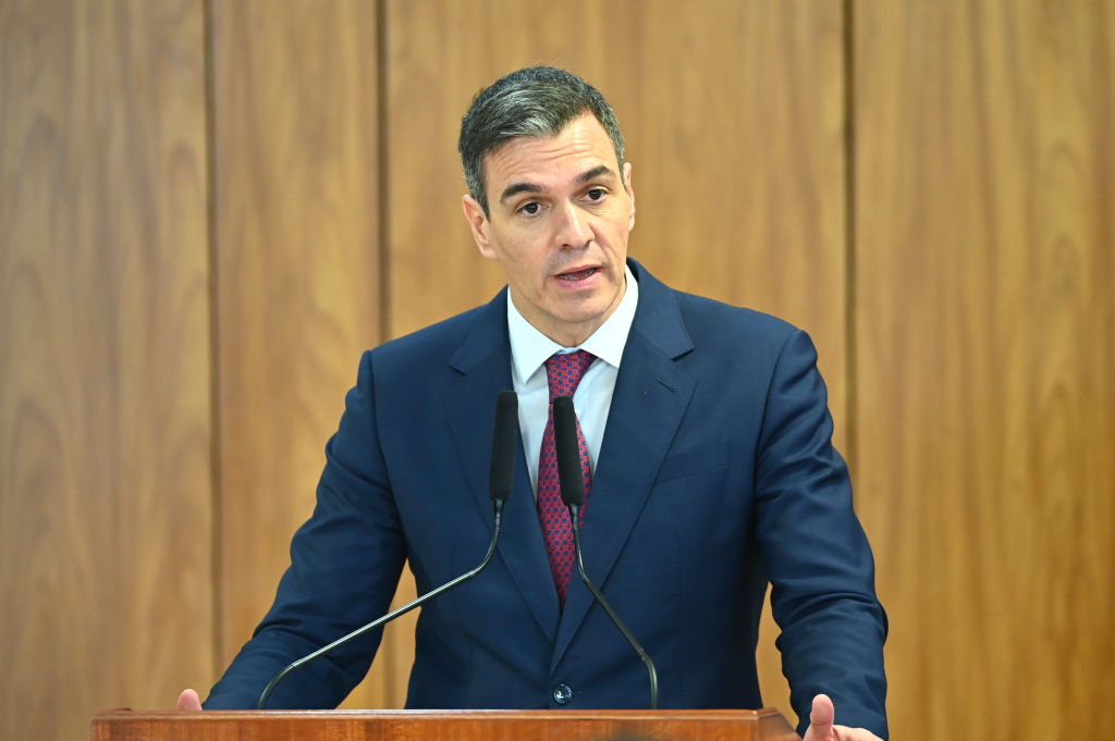 Spanish Prime Minister Pedro Sanchez said he was prepared to testify in a probe regarding his wife. (Ton Molina/Getty Images)