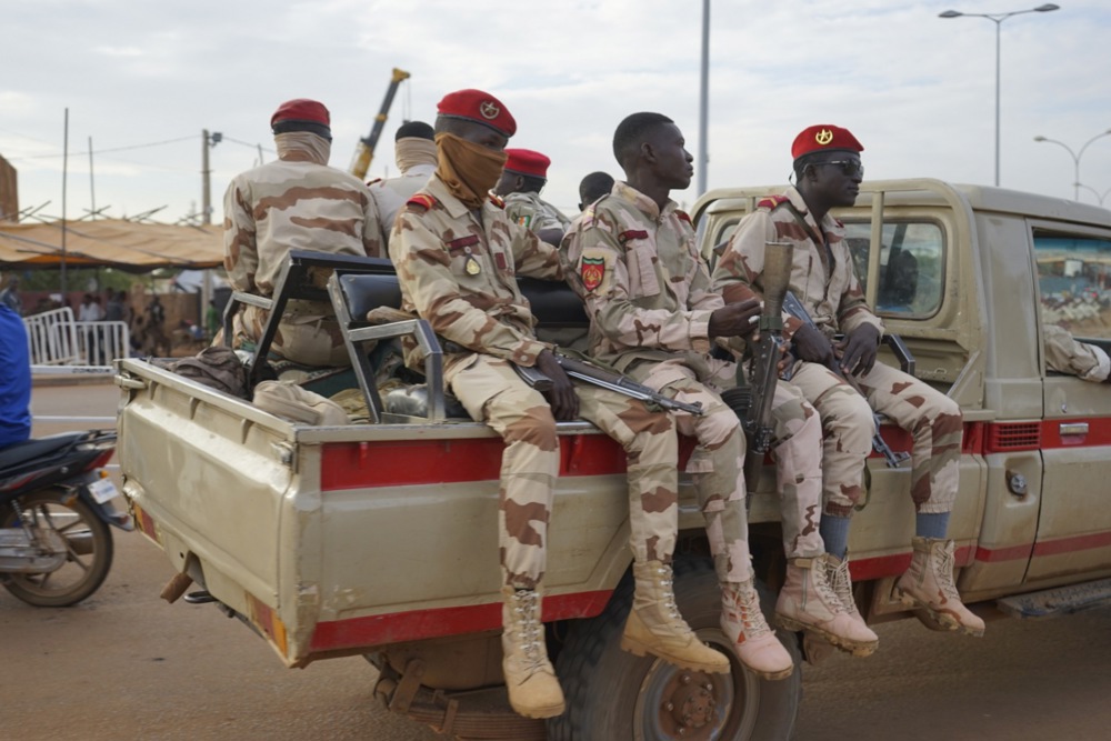 The European Union has killed its official military cooperation with Niger following a successful coup d'etat in the country last year. (EPA-EFE/ISSIFOU DJIBO)