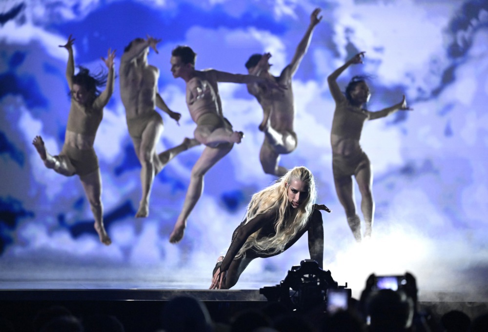 Slovenia goes full-on Eurovision (EPA-EFE/JESSICA GOW)