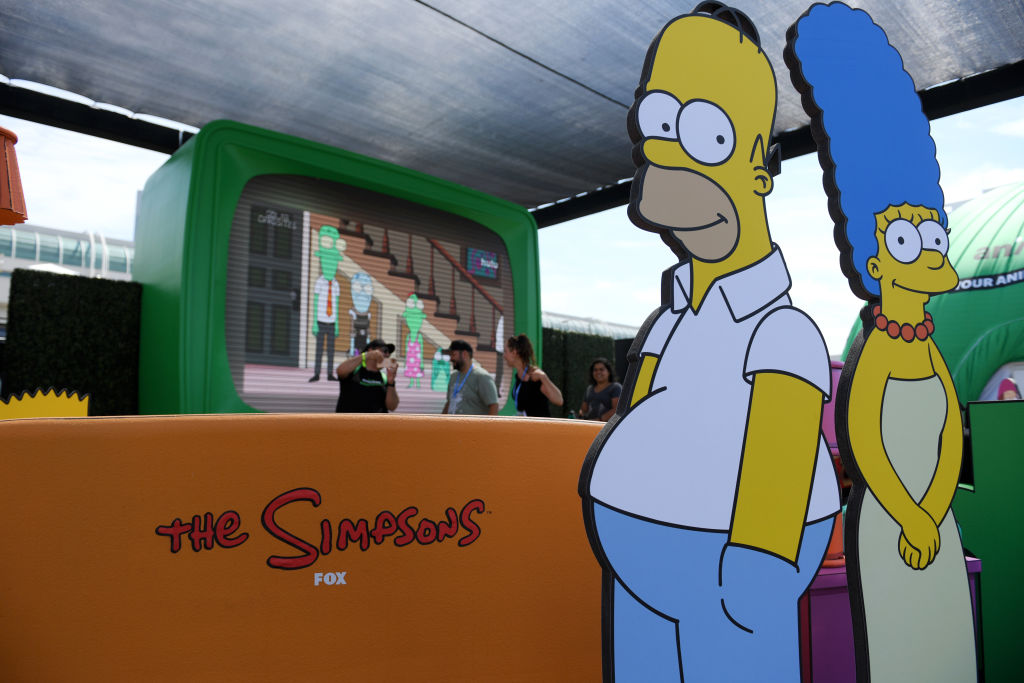 Hit cartoon The Simpsons has released a song praising the European Union ahead of the June elections. (Photo by Chelsea Guglielmino/FilmMagic)