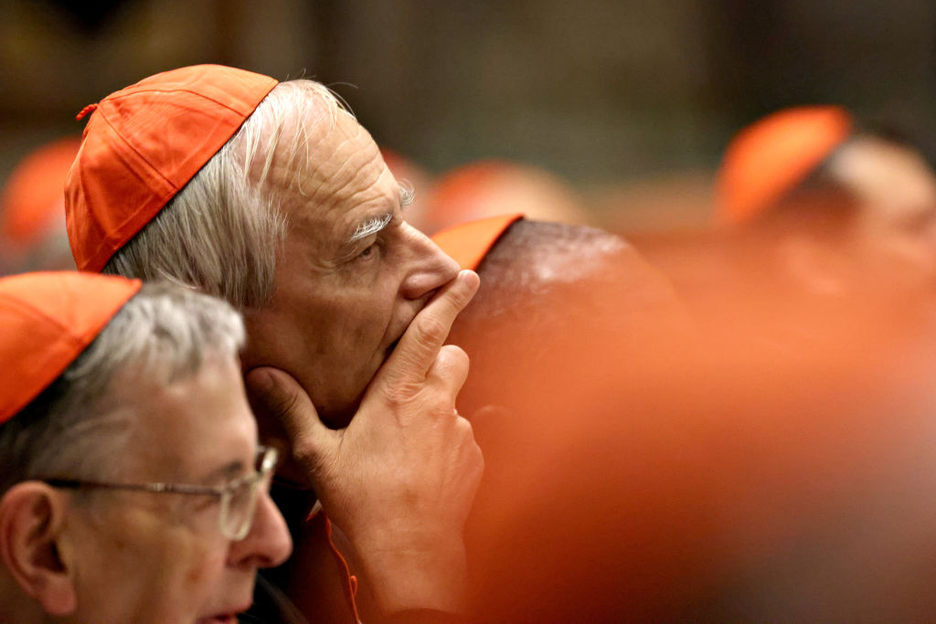 A Cardinal speaks, but for whom?(Photo by Franco Origlia/Getty Images)