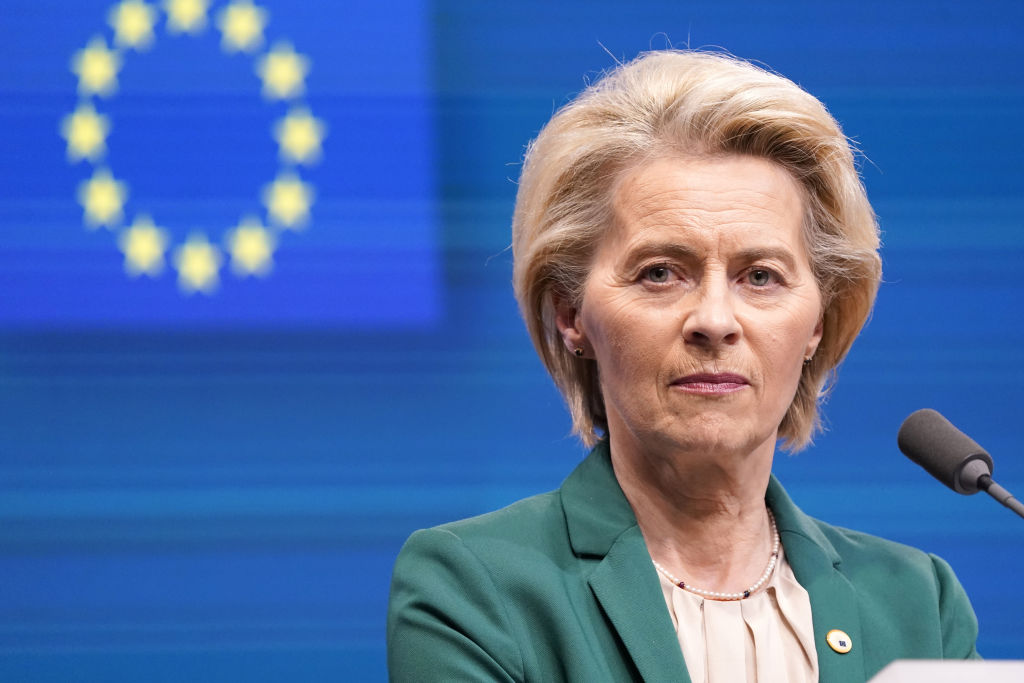 Ursula von der Leyen looks increasingly likely to fall short of majority support in the European Parliament for her re-appointment. (Photo by Pier Marco Tacca/Getty Images)