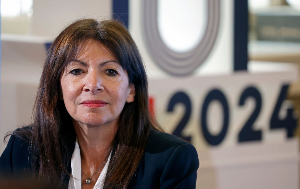 The socialist Parisian mayor Anne Hidalgo has announced to French media that she will dive into the Seine on June 23(Photo by Chesnot/Getty Images)