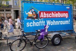 A senior German MP has announced that he will propose a complete ban on the populist Alternative for Germany party. (Photo by Maja Hitij/Getty Images)
