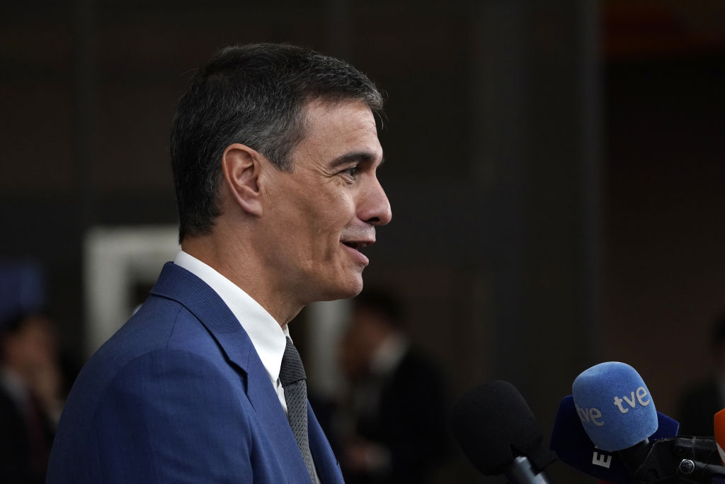 Spanish Prime Minister Pedro Sánchez. Spain, Ireland and Norway will officially recognise Palestine as a State. (Pier Marco Tacca/Getty Images)