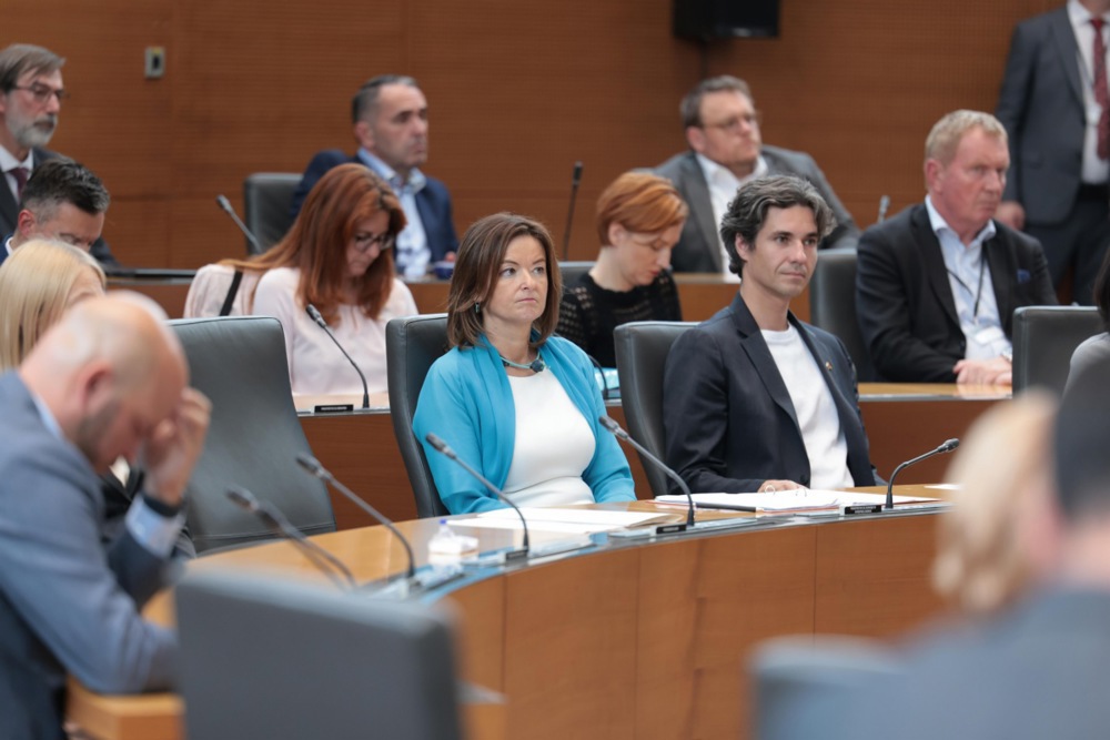 Slovenia became the latest EU country to recognise an independent Palestinian state after its parliament approved the move with majority vote on Tuesday (EPA-EFE/MATIJA SUSNIK)